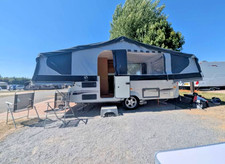 Conway Pennine Crusader Deluxe Folding Camper) trailer Tent 2013-Isabella Awning