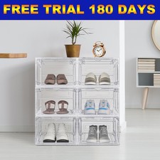6/9/12 Pack Clear Shoe Storage