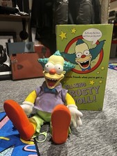 SIMPSONS TREEHOUSE OF HORROR Evil Krusty Talking Doll. Playmates 14" figure RARE