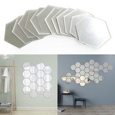 60X Glass Mirror Tiles Wall