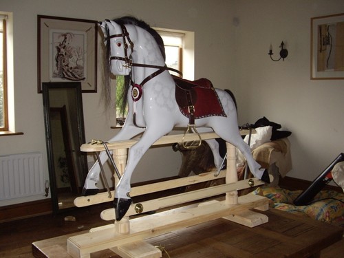 Handmade wooden rocking - wooden,