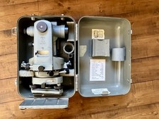 Vintage Sokkisha Theodolite With Original Case. 120018 No10T. Made in Japan