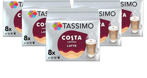 Tassimo costa latte coffee - tassimo,