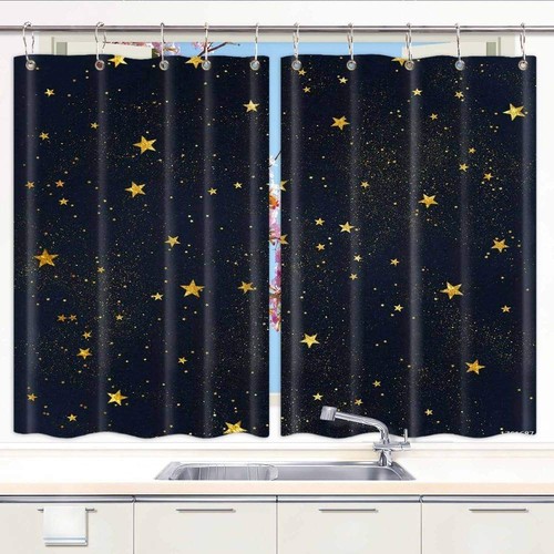 Stars modern curtains - modern, panel