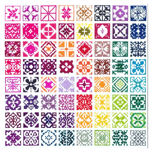 Printed cross stitch - kit, 11