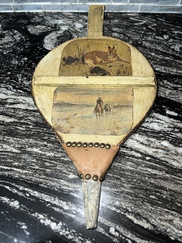 Antique fireplace bellow - antique,
