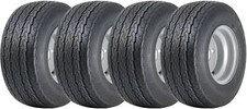 16.5x6.50-8 Trailer Tyres Wheel Assembly 4 Inch PCD Road Legal 355kgs (Set of 4)