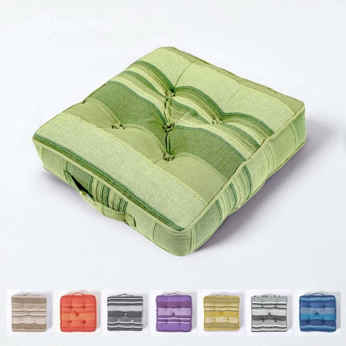 Morocco striped floor cushion - morocco,