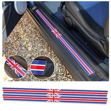 Pair Union Jack Door Sill