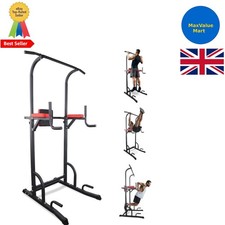 Power Tower Dip Station Pull up Bar for Home Gym Strength Training Workout Equip