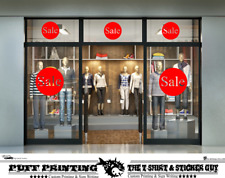 5x SALE Shop Window Vinyl