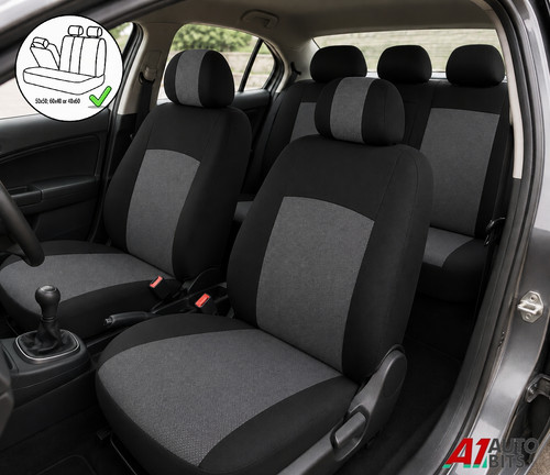 Car split rear seat - split, covers