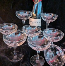Art Deco-Set Of 8- Champagne