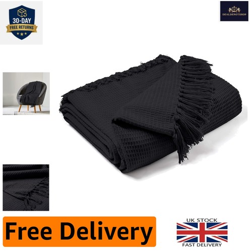 Versatile waffle design throw - design,