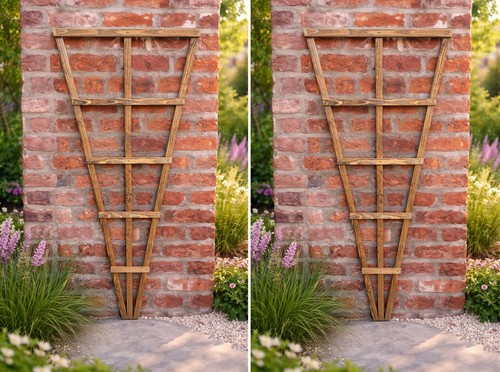 Wooden wall trellis - trellis, climbing