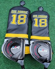 TaylorMade M4 15° 3/18° 5 Woods Fujikura Atmos Regular Graphite Shafts TM Grips