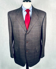 Canali Blazer Mens 42R Brown