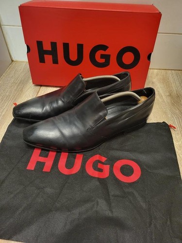 Men hugo boss - heels, black
