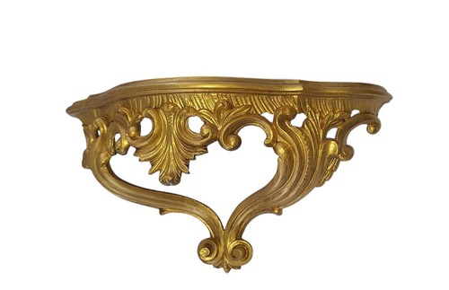 Vintage italian wood shelf - italian,