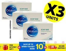 Oilatum Soap Bar Stiefel for Dry Skin Gently Cleanses Moisturises Protects (X 3)
