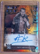 Alex Shelley Wwe Cactus Jack Topps Trading Card Orange signed /25