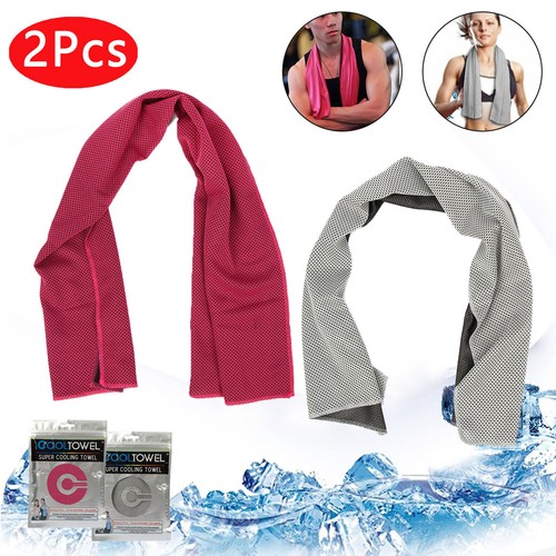 2pcs instant cooling towel ice - cooling,