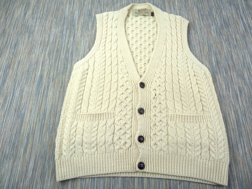 Aran sweater market knit - sweater, vest