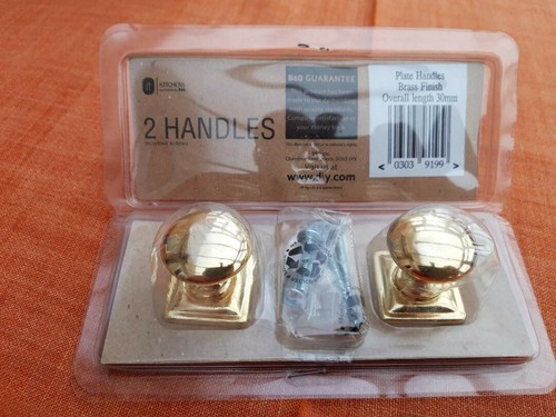 Plate handles brass - handles,