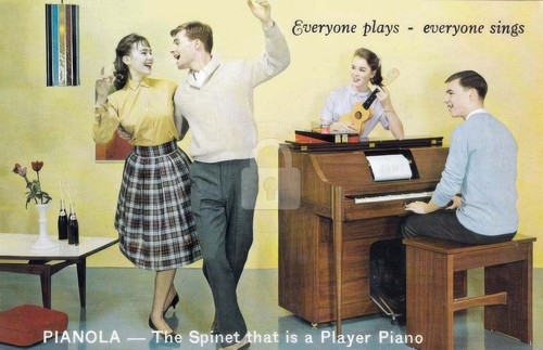 Pianola piano everybody sings - piano,