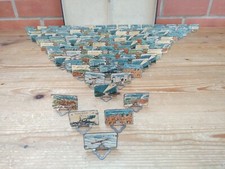 VINTAGE Tri-Tactics HP Gibson 1950s SPARES REPLACEMENT Card Metal Pieces Stands