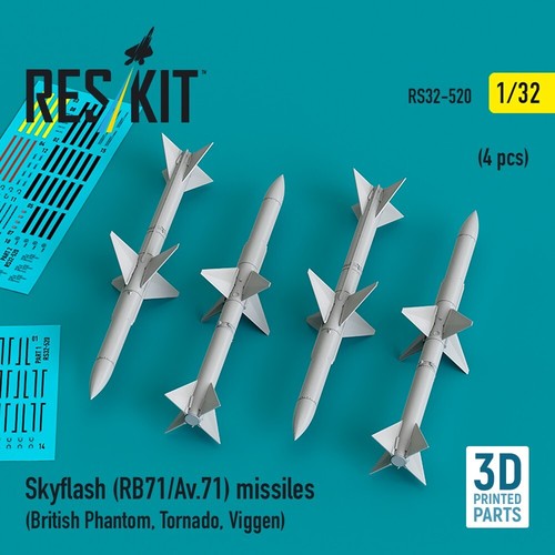 Skyflash missiles - (rb71/av.71),