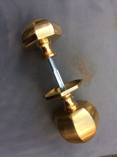 Brass octagonal door - brass,