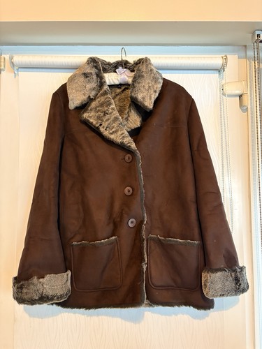 Break brown faux - brown, suede