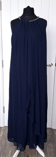 Long navy blue joanna - long,