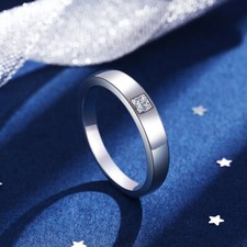 Moissanite Diamond Solid