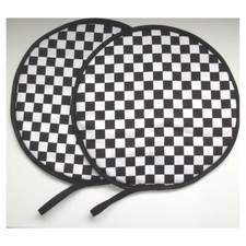 Aga Hob Lid Covers x 2 Black