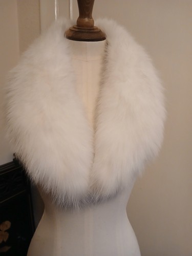 Vintage ivory mink - vintage, mink/fox