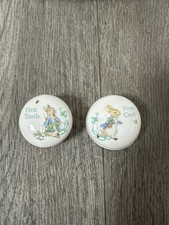 Tooth & Curl Box-Beatrix Potter Peter Rabbit Adorable Baby Memory Holder