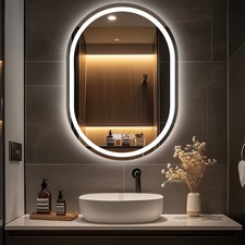 LED Bathroom Mirror with Lights Bluetooth LED bathroom mirrors with Anti-Fog