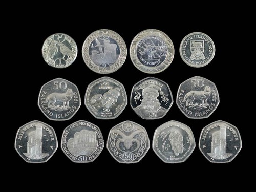 Territories uncirculated coins - territories,