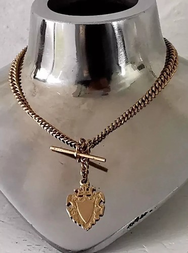 Heavy antique 9ct gold - antique,