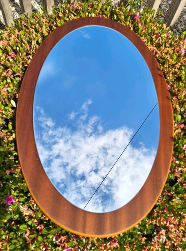 Vintage mid century - , oval