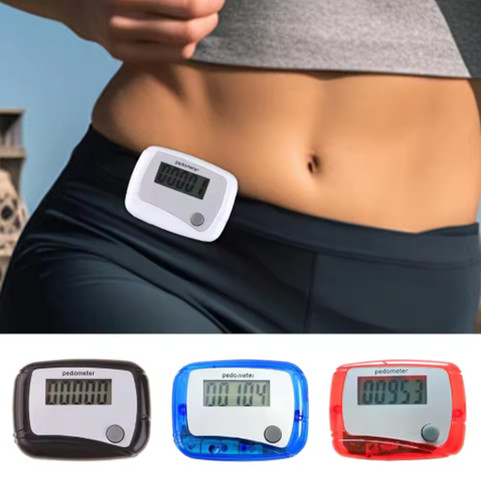 Lcd clip pedometer step - clip, on