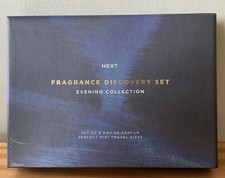 BNIB Next Fragrance Evening Discovery Set Travel Size Define, Aura, Sparkle Gold