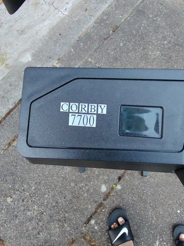 Used corby 7700 trouser press - used,