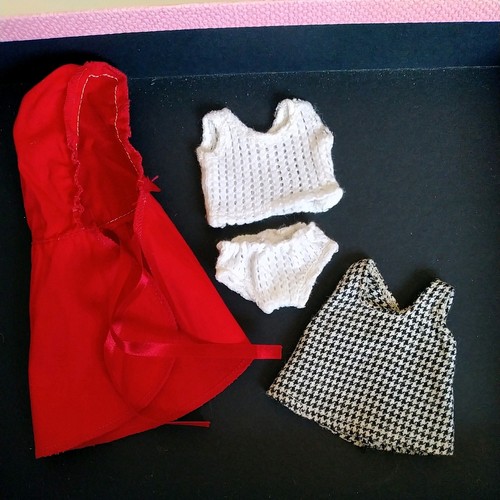 Sindy patch doll - doll, red