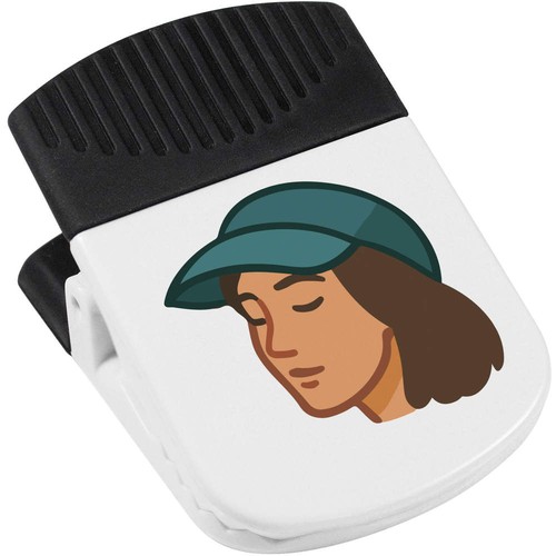 Peaceful woman wearing cap - a, cap'