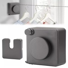 Retractable Drying Rack Clothesline Wall mounted Balcony Laundry Clothesline UK