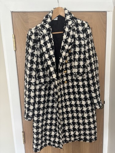Women zara dogtooth coat - women’s,