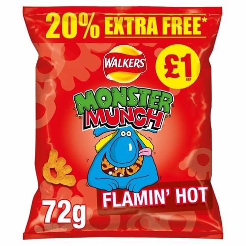 Walkers monster munch - 18, x